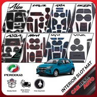 [FACTORY PRICE] Perodua Myvi Bezza Alza Axia Viva Aruz 2025 Interior Slot Mat Rubber Mat Anti-slip M