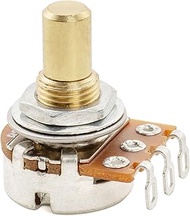 Musiclily Pro B250K Mini Pot Brass Metric Solid Short Shaft 6.5mm Linear Taper Potentiometer for Ele