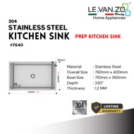 LEVANZO Prep Kitchen Sink #7640