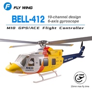 FLYWING Bell 412 scale Helicopter 1:16 6CH helicopter Brushless Motor bell412 rc helicopter 470 size