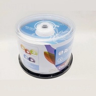 RITEK CD-R Blank Disks Recordable 700MB 80MIN 52X 50 CD Discs (คละ 5 สี)
