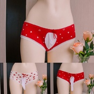 Mens Briefs Underwear Pouch See Through Sissy Soft Thong Comfortable Elastic