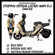 STICKER D60 Uwinfly STRIPING Electric Bike DECAL STICKER Brand ofero Genio Pacific United Exotic Sai