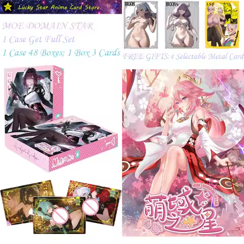 MOE DOMAIN STAR Waifu Box Hobby Goddess Story Collection Card Maid Party CCG Card ACG Game Doujin Bo