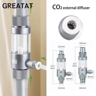 GREATAT Aquarium CO2 Diffuser, Observable Quick Insertion CO2 External Nebulizer, Fish Tank CO2 Acce