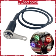 WIN 12V Universal Engine Kill Switch On  Button Self-lock Switch Button Motorbike
