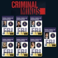 Criminal Minds FBI ID Badge TAG, Custom Name Photo