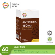 GKB Antrodia 450 MG 60S | Ultimate Liver Health Support Supplement for Detox and Vitality