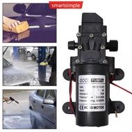 SMARTSIMPLE 12V DC Self-Priming Diaphragm Water Pump & High Pressure Sprayer For Car Washing Drone A