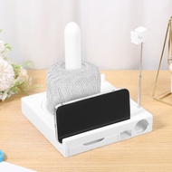 Yarn Spool Organizer Box with Phone Stand Detachable Crochet Caddy Yarn Spinner Holder for Knitting
