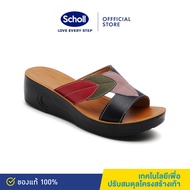 🔥มาแรง!💥Scholl รองเท้าสกอลล์-เอลล่า Ella รองเท้าแตะแบบสวมผู้หญิง เทคโนโลยี Bioprint รองรับทุกสรีระเท