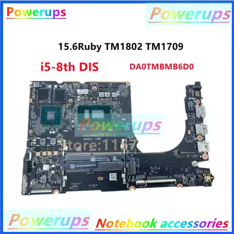 New Original Laptop/Notebook Motherboard For MI/Xiaomi Pro 15.6 Ruby R15 TM1709 TM1802-BL UMA/DIS I5