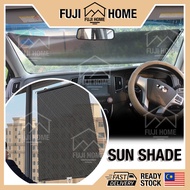 🏠READY STOCK🏠Car Retractable Sun Shade Roller Blinds Curtain Car Front Side Window Sunshade Suction 