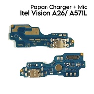 Papan PCB Konektor Charger + Mic Infinix Itel Vision A26 / A571L - Flexible Flexibel Fleksibel Fleks