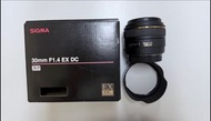SIGMA 30mm F1.4 EX DC for Canon AF