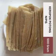 500gm Keropok Keping Lekor Nipis Selipar Crispy Ikan Kerisi Family Snack