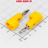 [3 Pieces]- Male Banana Head 4mm Length 41mm Yellow V1 Linhkien IC