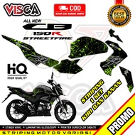 Striping CB 150R 2021 Variasi - Stiker Honda CB150R Streetfire Desain Hayabusa