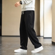 กางเกงผู้ชาย Jogger Chenille กางเกง Plus ขนาด6XL 7XL 8XL สีดำ2022 Sweatpants Streetwear ฤดูใบไม้ผลิฤ