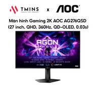 AOC AG276QSD Gaming Monitor (27 inch, QHD, 360Hz, QD-OLED, 0.03s) - Genuine product