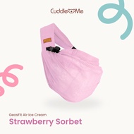 Cuddle Me GeosFit Air Gendongan Bayi Samping M Shape Cukin Sling Pouch Adjustable Air Mesh Newborn B