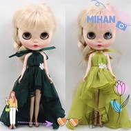 MIHAN Evening Gown Dresses, Cute DIY Accessories Dolls Princess Dresses, High Quality Mini Fashion E