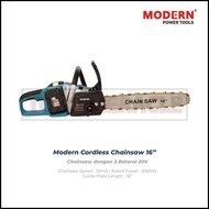 NEW! Modern Cordless Chainsaw 16" Electric Saw - Mesin Chainsaw Modern
