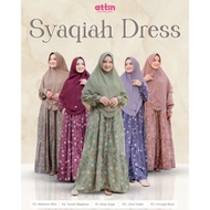 syaqiah dress by attin gamis crincle busui