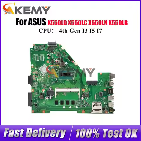X550LA Laptop Motherboard For ASUS VivoBook X550LN R510L X552L X550LC Y581L X550LB X550LD X550L Main