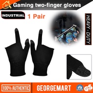 2 Finger Gaming Gloves For Mobile Game Ultra Thin Anti Sweat Anti Slip Esports Thumb Sleeve Gloves