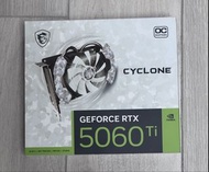 MSI GeForce RTX 5060Ti Cyclone OC Edition 16GB GPU [港行有盒有單有保］ [Brand New with box & warranty]