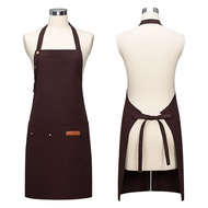 Apron dengan Percetakan Logo, Kalis Air untuk Katering, Pakaian Kerja Dapur Restoran, Apron Kalis Ai