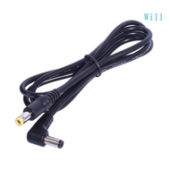 Will 100cm Length Power Cable Wire 20AWG 5 5x2 5mm to 5 5x2 1mm Male to Male Connector Adapter Cord 