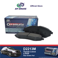 Ceramate Rear Brake Pad - Toyota Lexus LS430 - D2213 (1set)