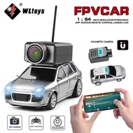 WLtoys 1/64 RC Car with 720P FPV Camera Wifi APP Remote Control Mini RC Racing Car Toy Kids Gifts Fo