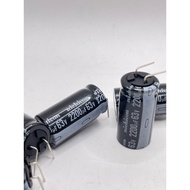 2200uf63v อลูมิเนียม ตัวเก็บประจุ Electrolytic Capacitor ขา2ขา ของใหม่