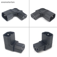 ont  3pin Male To Female Extend 90 Degree Down Up Angle AC Converter IEC 320 C14 To C13 Left Right A