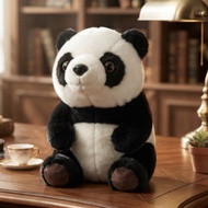 Golden fur panda, super soft fur panda 40cm(4)