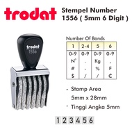 5mm 6 Digit Number Stamp/1556