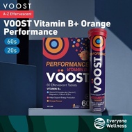 [Local Delivery] VOOST Performance Vitamin B+ Orange Effervescent Vitamin (Vegan-friendly)  20/60 Co