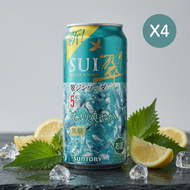 翠 氈酒梳打飲品 (罐裝) 500毫升 X4 #SUI #Gin #琴酒 (新舊包裝隨機發貨)