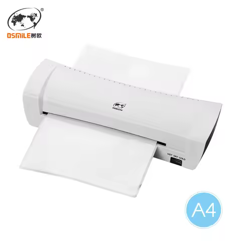 A4 Laminator Machine Hot and Two Rollers Size Cold Laminating Machine for Document Photo Picture Cre