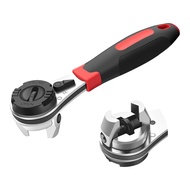 Adjustable Socket Ratcheting Wrenchfor 6-22mm Screw with Non-Slip Handle Small Large Spanner Wrenche