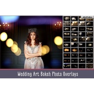 [ Overlays ] Wedding Art Bokeh Photo Overlays
