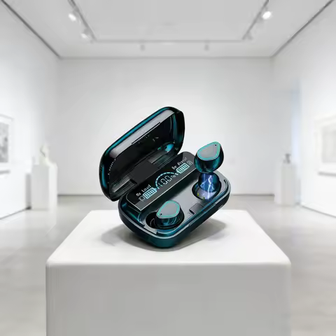 Bluetooth headset M10 hands-free LED Dispay headset Bluetooth HiFi stereo music wireless earplug gam