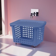 FELTON Multipurpose Stackable Basket with Cover [Kitchen Box Storage / Bathroom Box Storage]