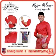 JAKEL BAJU MELAYU AVANTE BY NABIL AHMAD SLIM FIT FREE SAMPING &amp; BUTANG BAJU PART 2/1