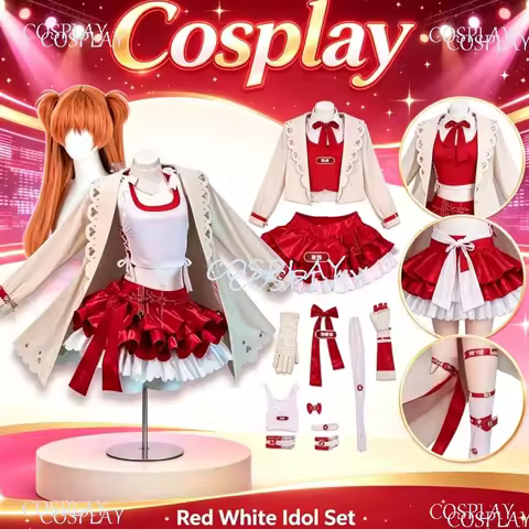 Full Set For Anime Expo Gathering Character Shooting Anime Asuka Summer Sea Breeze Collab Daily Skir