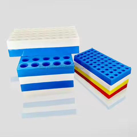 1piece Plastic Vial Rack for 2ml-60ml Glass Sample Bottle Headspace Bottle's Holder Chemistry Labora