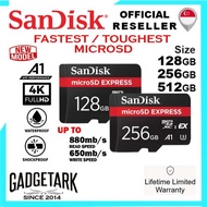 SanDisk Express 128GB I 256GB I 512GB MicroSD UHS-I Memory Card for Nintendo Switch 2